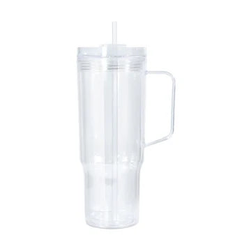 40oz Acrylic Snowglobe Cup